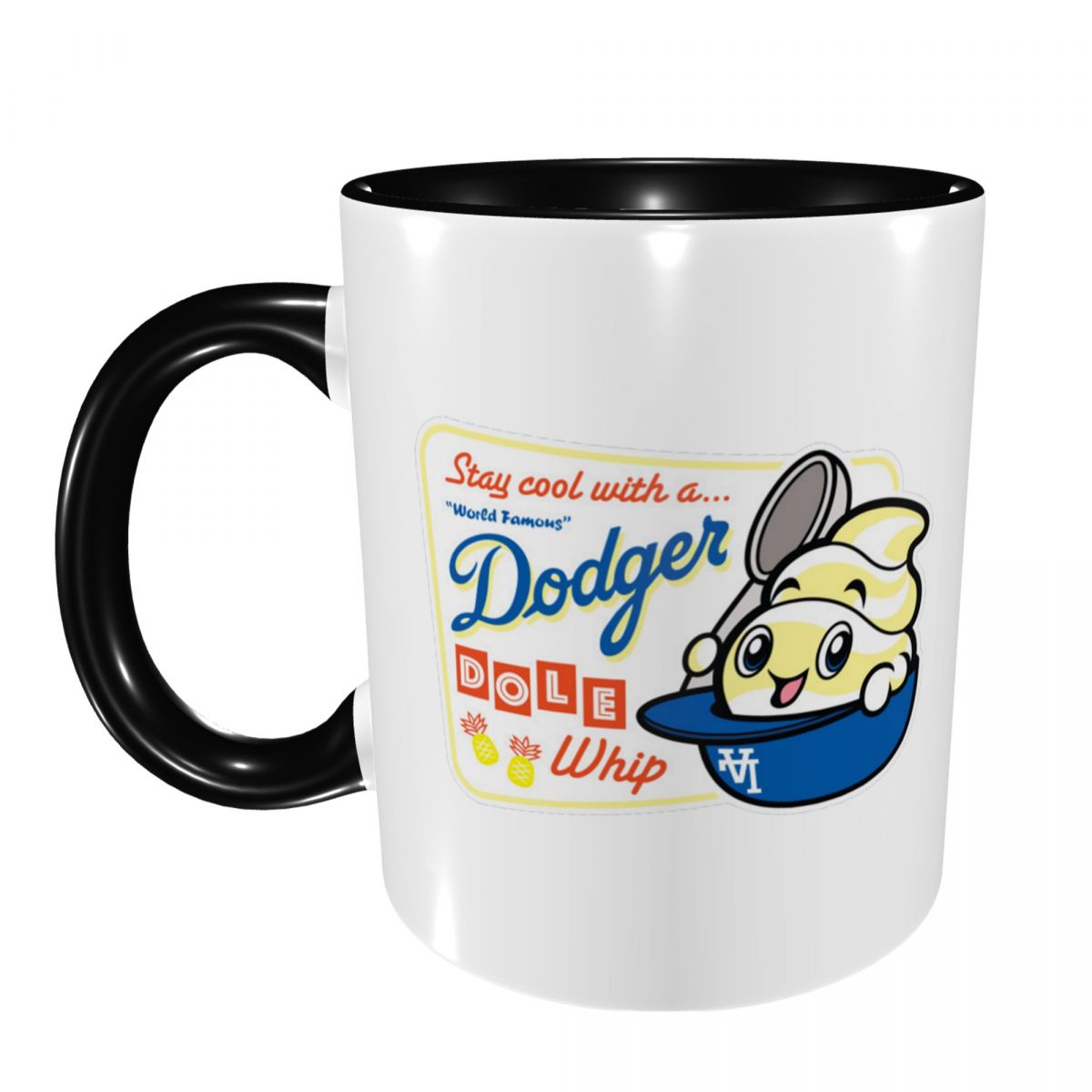 Coffee Tea World - Mug en céramique amusant Dodger Dole