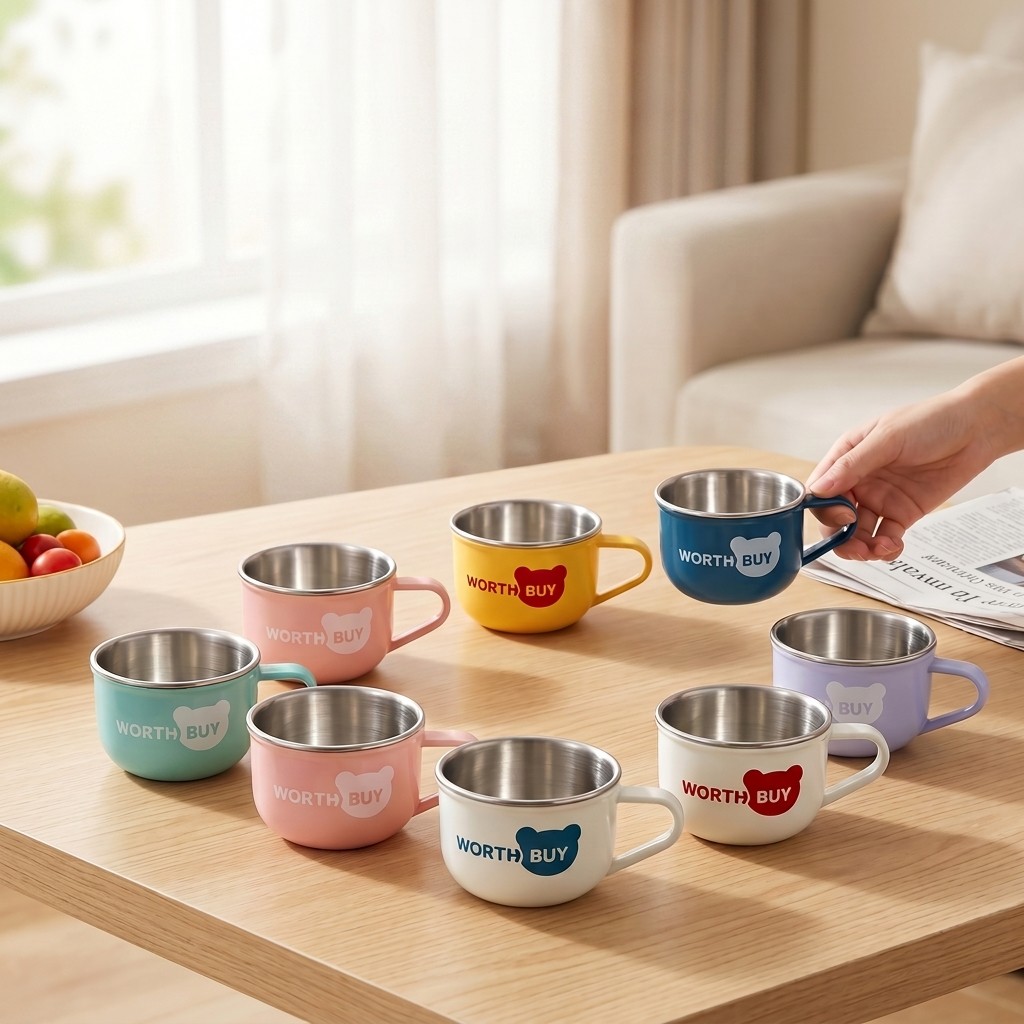 Coffee Tea Catering - Tasse à café mignonne en acier