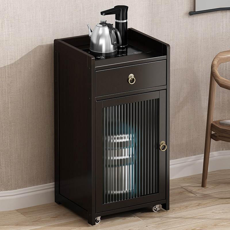 Coffee Tea And Company - Table d'appoint mobile sur roulettes avec