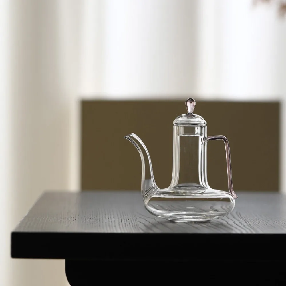 Coffee Tea Green - Théière en verre transparent résistant aux