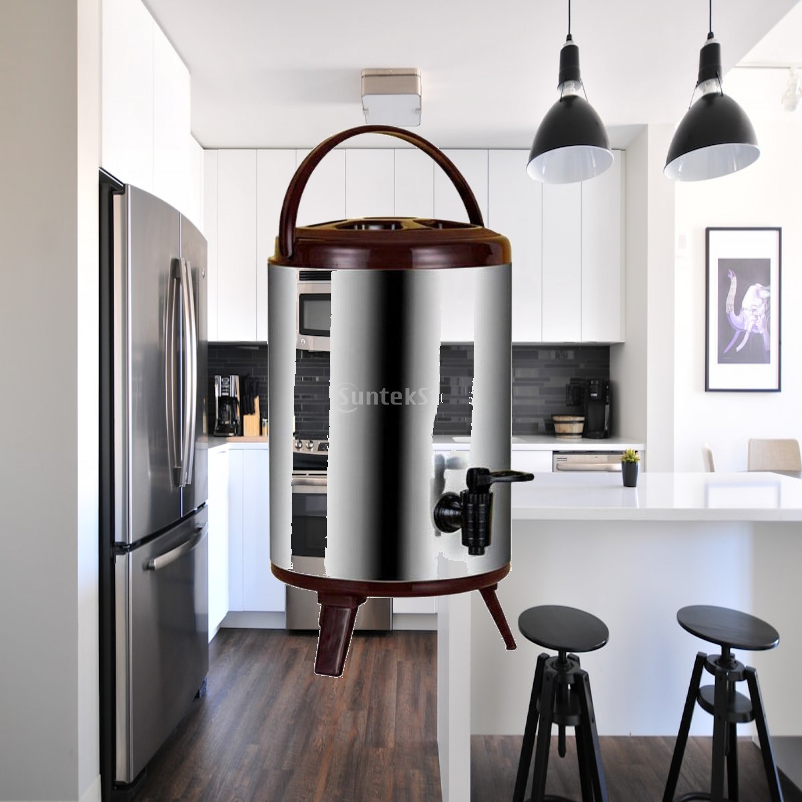 Coffee Tea Urn - Distributeur de boissons en acier inoxydable