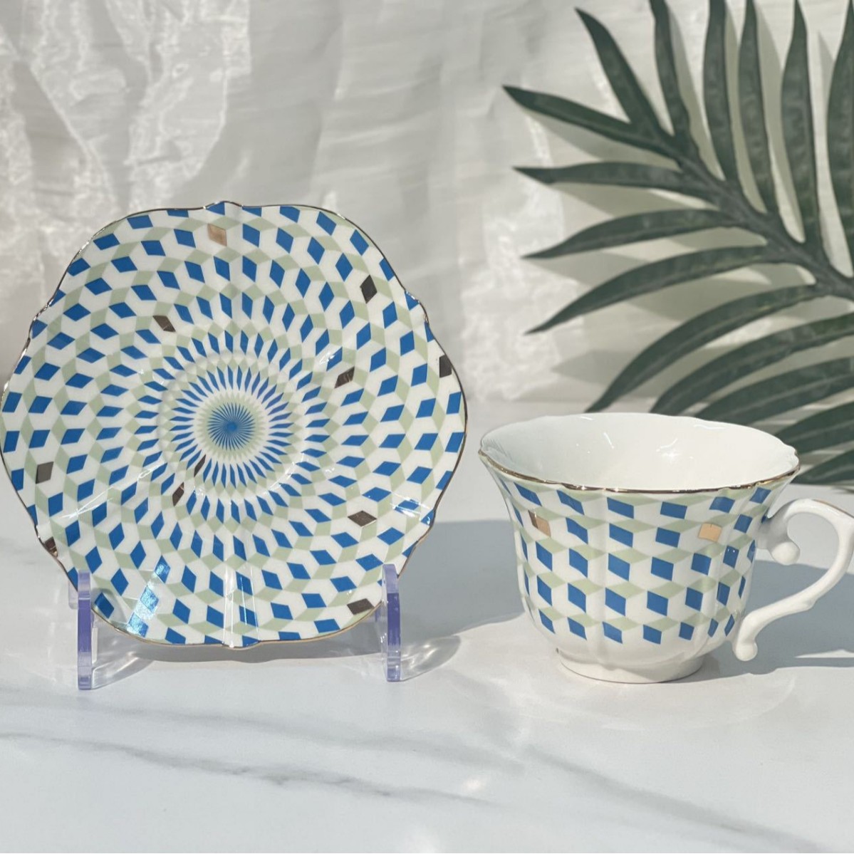 Ensemble de tasses à café et s - Coffee Tea Green avis et prix