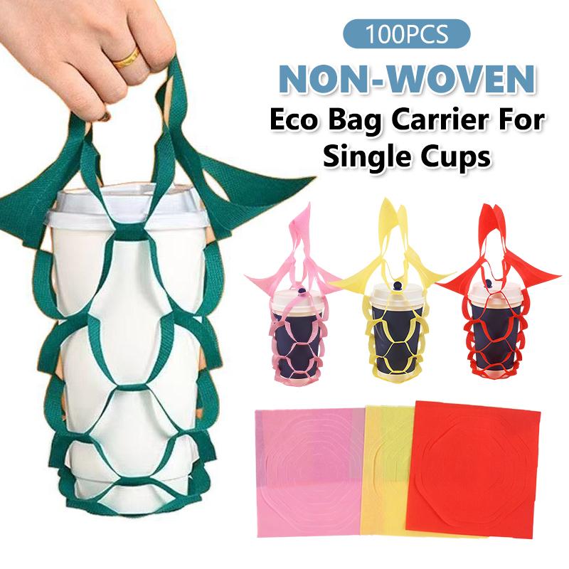 100 sacs fourre-tout non tissé - Coffee Tea Green avis et prix