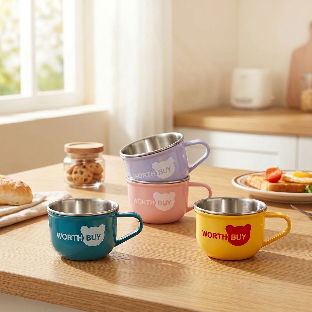 Tasse à café mignonne en acier - Coffee Tea Catering avis et prix