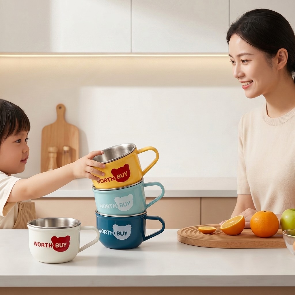 Tasse à café mignonne en acier - Coffee Tea Catering avis et prix