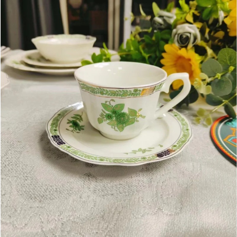 Ensemble tasse à thé et soucou - Coffee Tea Green avis et prix