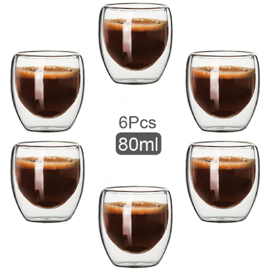 Tasses à café en verre à doubl - Coffee Tea Catering avis et prix