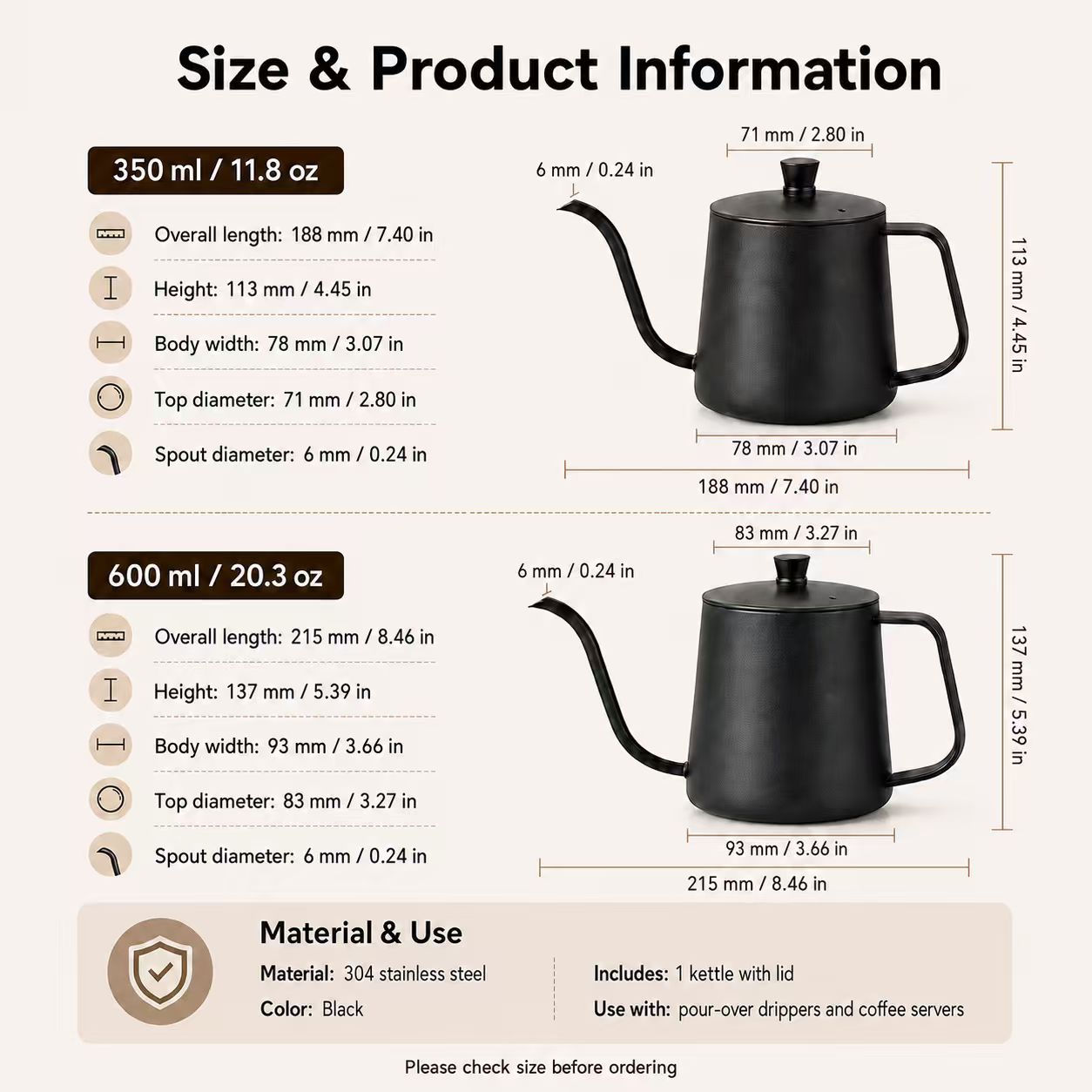 Carafe à café en acier inoxyda - Coffee Tea Set avis et prix