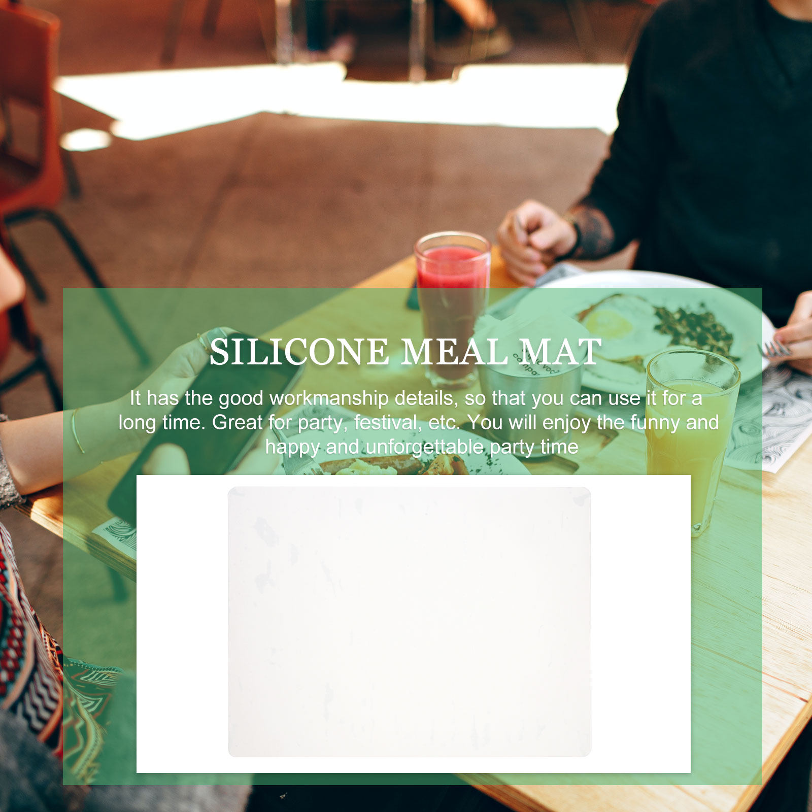 4 sets de sets de table en sil - Coffee Tea Place avis et prix