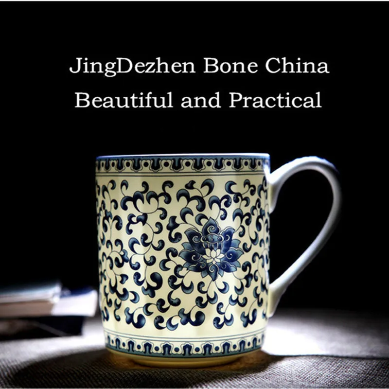 Jingdezhen-Tasse en porcelaine - Coffee Tea Green avis et prix