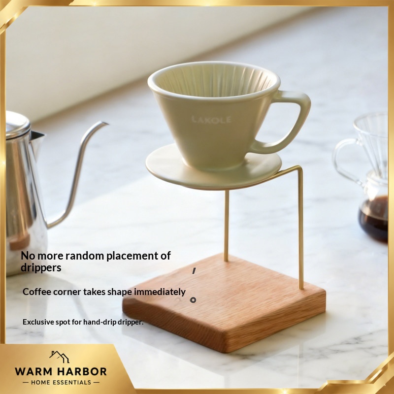 Support en bois et laiton pour - Coffee Dripper V60 avis et prix