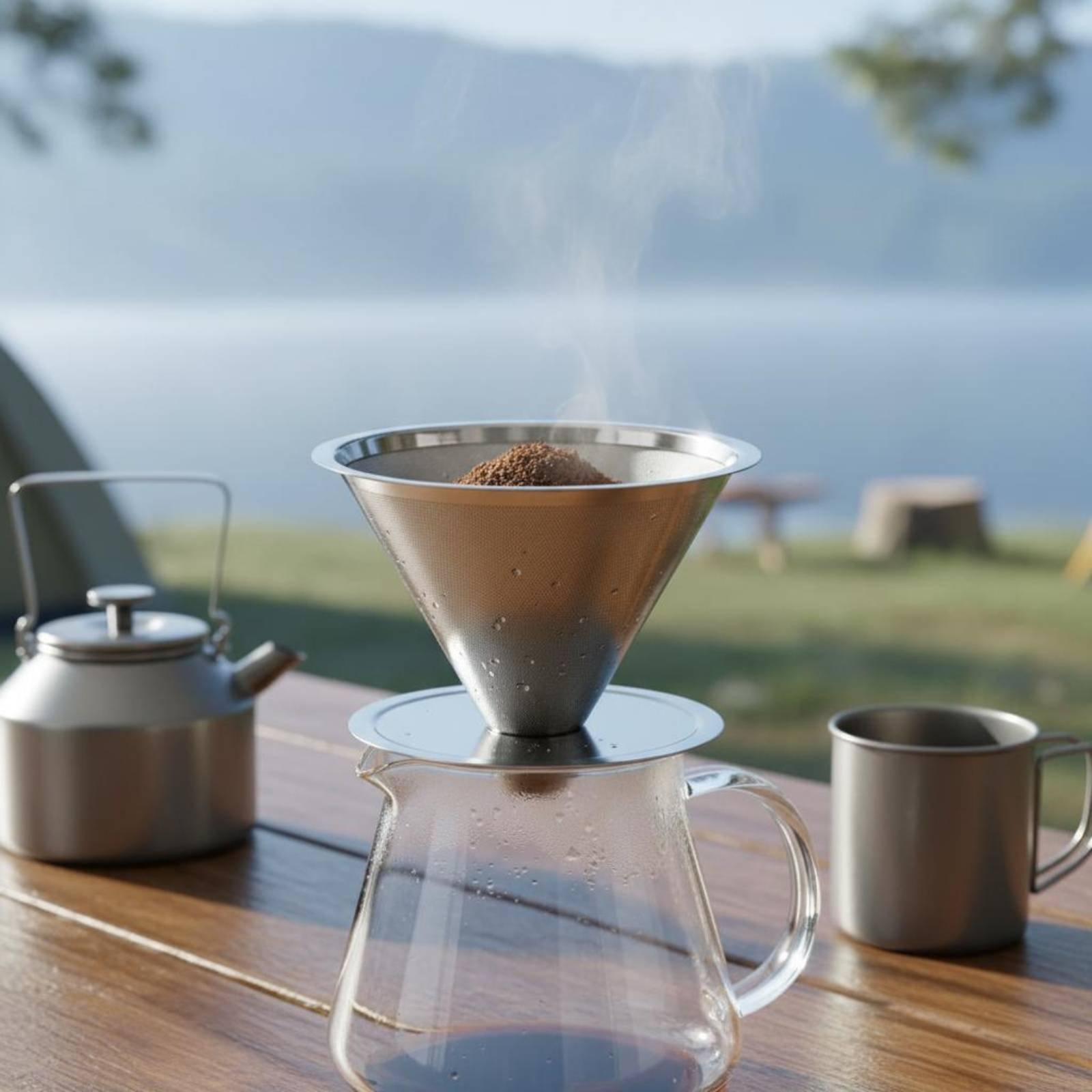 Passoire à café en acier inoxy - Coffee Dripper V60 avis et prix